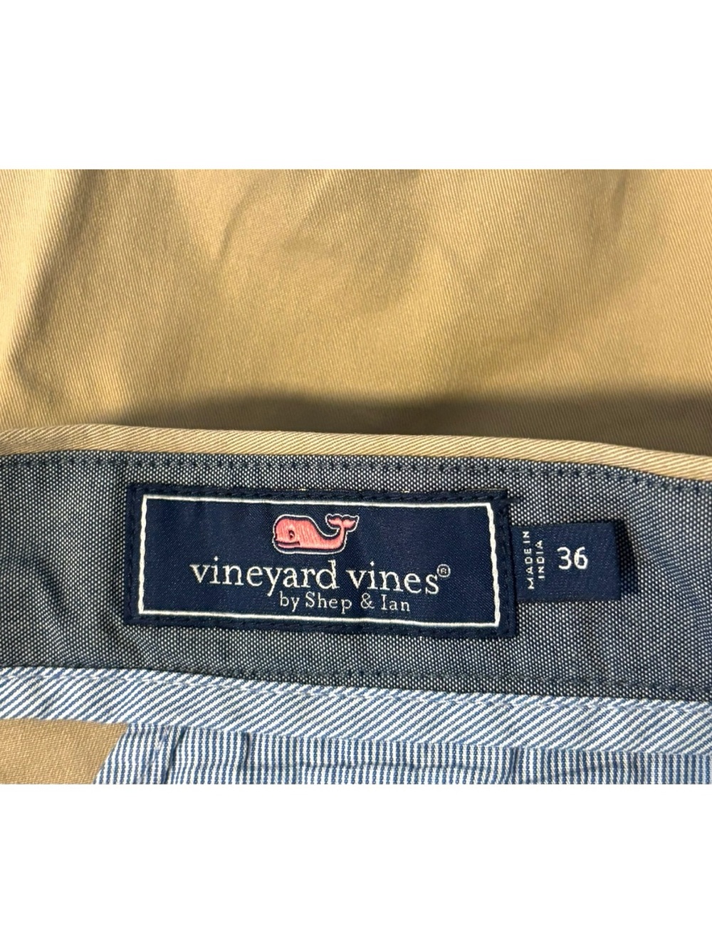 Vineyard Vines Khaki Chino Shorts - Picture 4 of 4